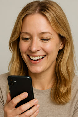 Client reviewing a design